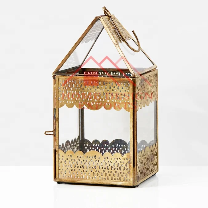 Arabic DEsign Hanging Moroccan Lanterns For Garden Farmhouse & Weeding Decor Candle Lantern with Antique Black Finishing Decor