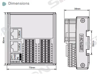 SiRON T151 32 channel input Individual Fieldbus Module for ethernet ip