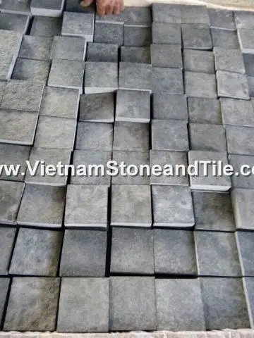 Высококачественная плитка для черной и серой базальтовой плитки Foor 600x600 400x400 полированная шлифованная натуральная вьетнамская базальтовая