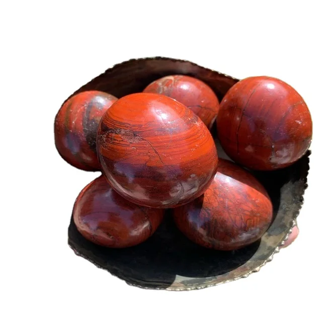 Highly Polished Red Jasper Stone Eggs Crystal Wholesale Energy Natural jasper Quartz Vaginal Massage Yoni Egg For Sale