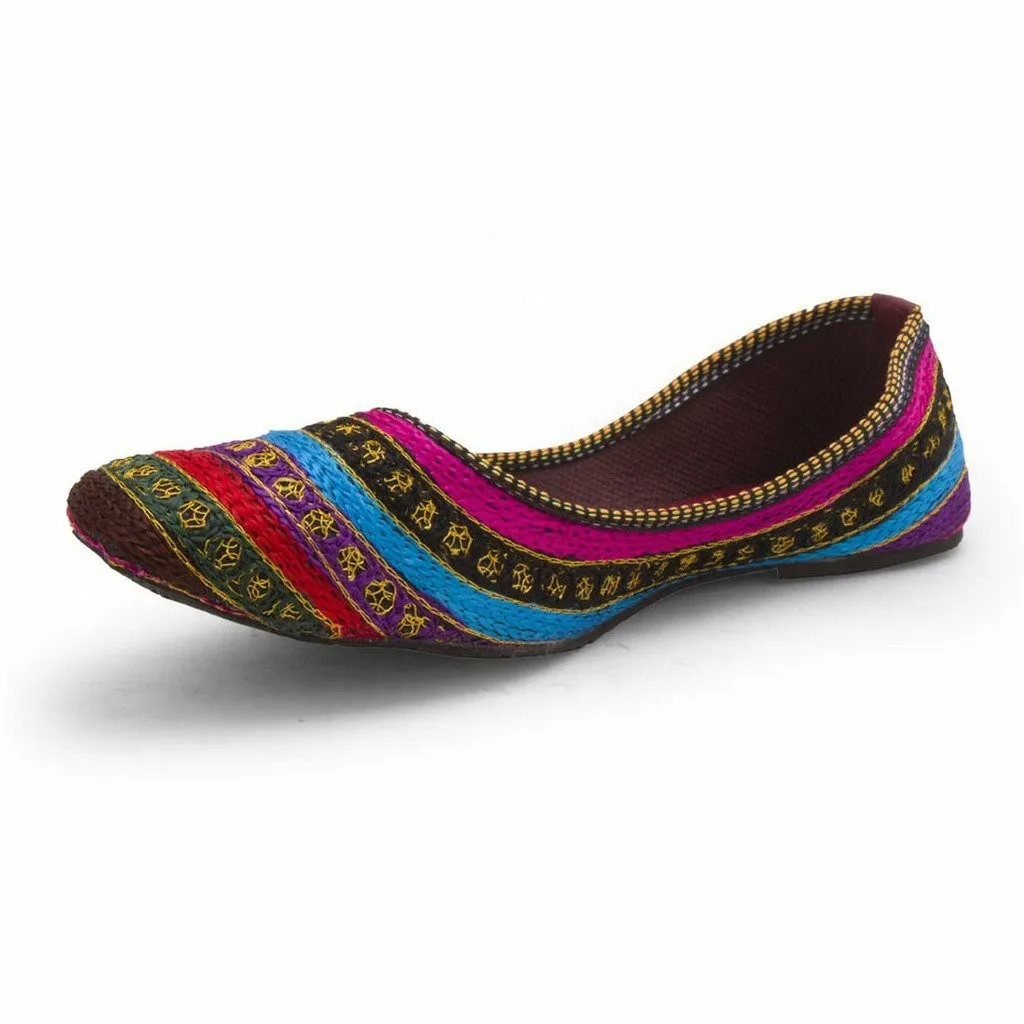 Wholesale Handmade Comfortable Khussa Shoes For Women Punjabi Traditional Wedding Wear Khussa Shoes