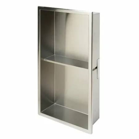 OEM/ODM Stainless Steel SS304 Living Room Square Storage Niche Rectangular Embedded Bathroom Shower Wall Niche