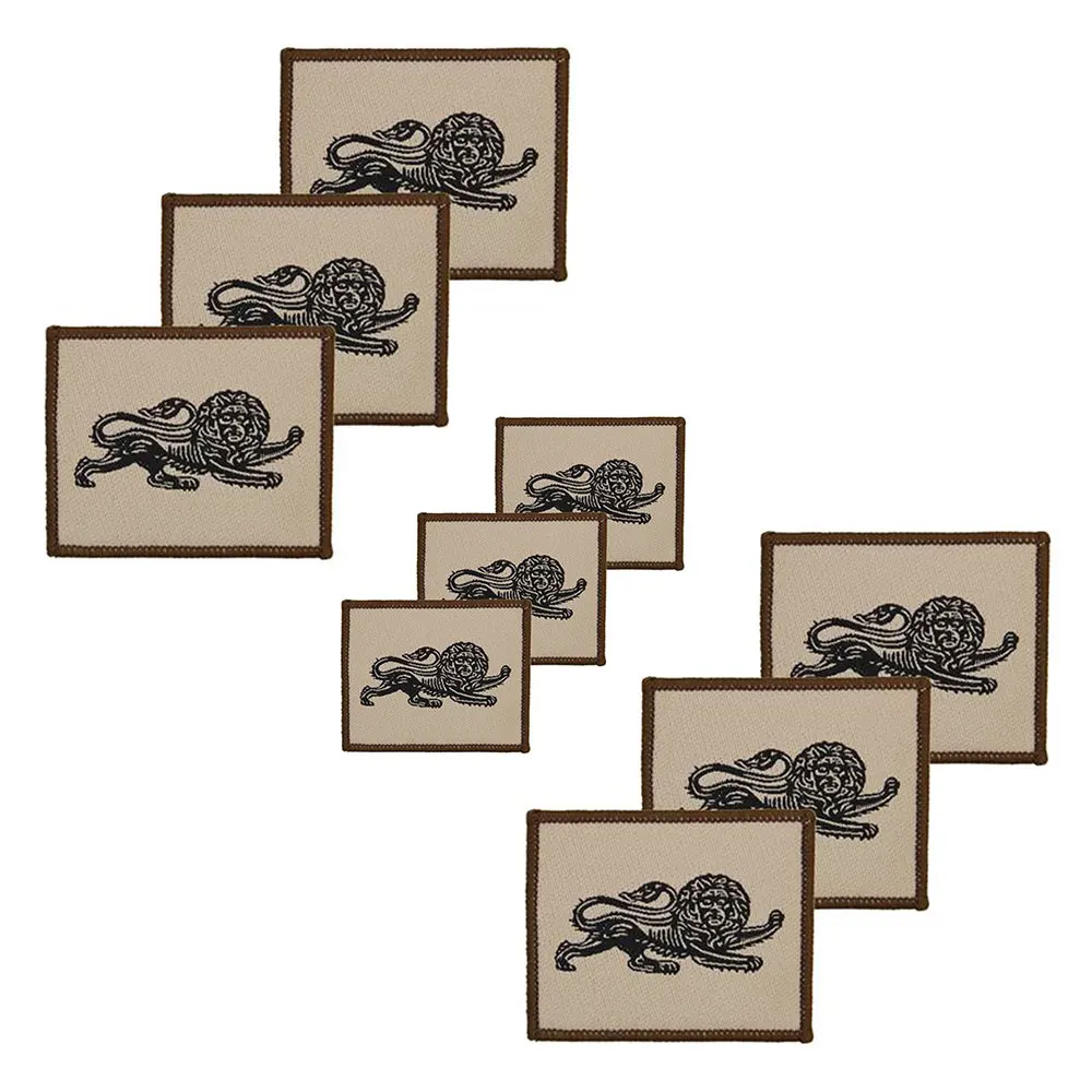 Lancaster Regiment  Lion TRF x3 Badge Best Custom Skin Color TRF Badge And Black Color Lion Embroidery