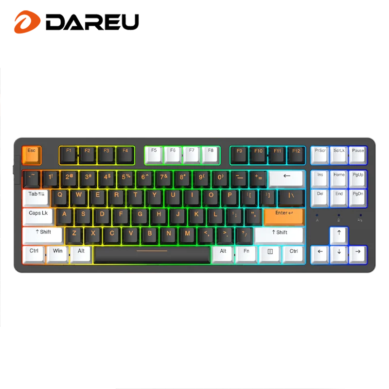 Factory Supplier New brand Dareu A87PRO wireless multimedia keyboard mechanical gamer accessories pbt keycaps mechanical