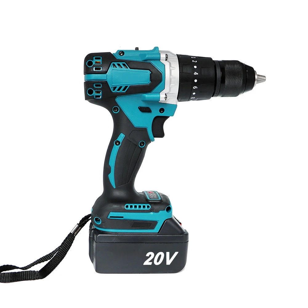 Wholesale 21V  Brushless Cordless Lithium Battery Power Drill With Impact Function for Wood & Steel Drill Work