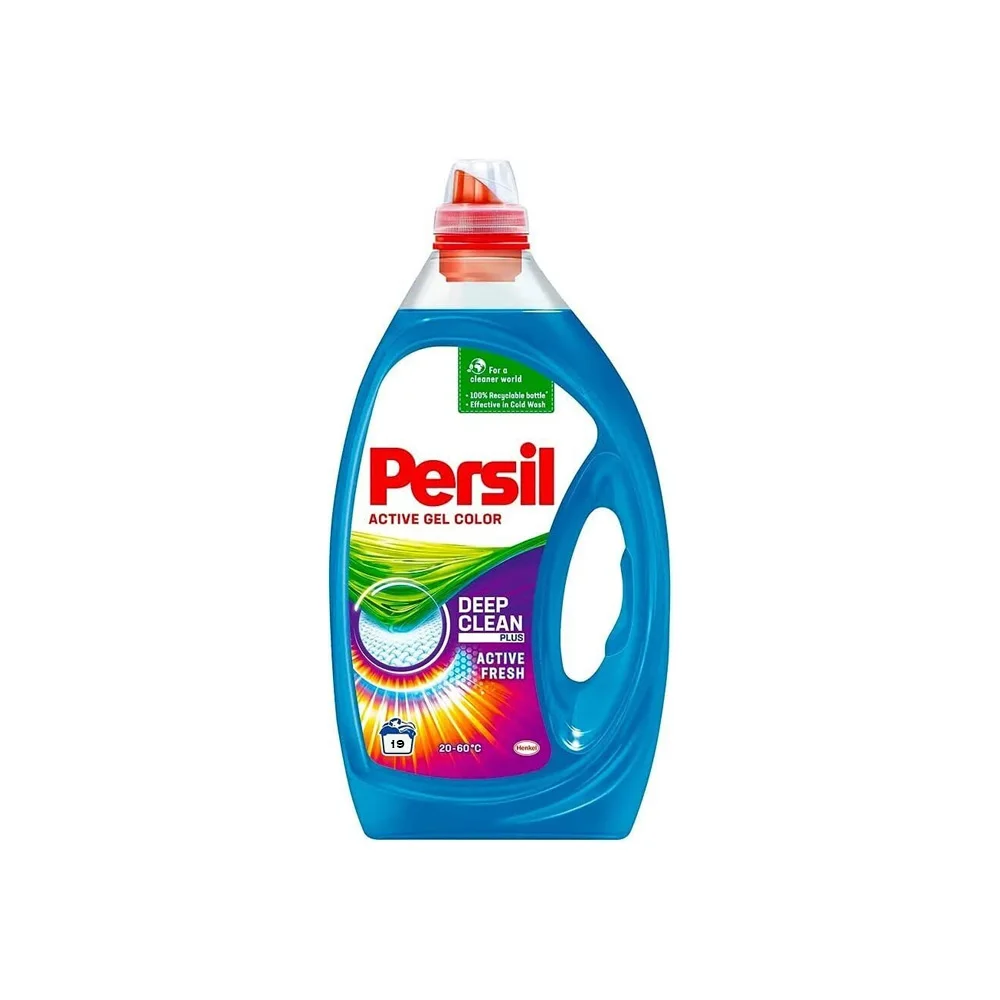 Exceptional Color Cleaning Power Persil Color Active Gel Deep Clean 19 Washes Unrivaled Color Brightening Formula