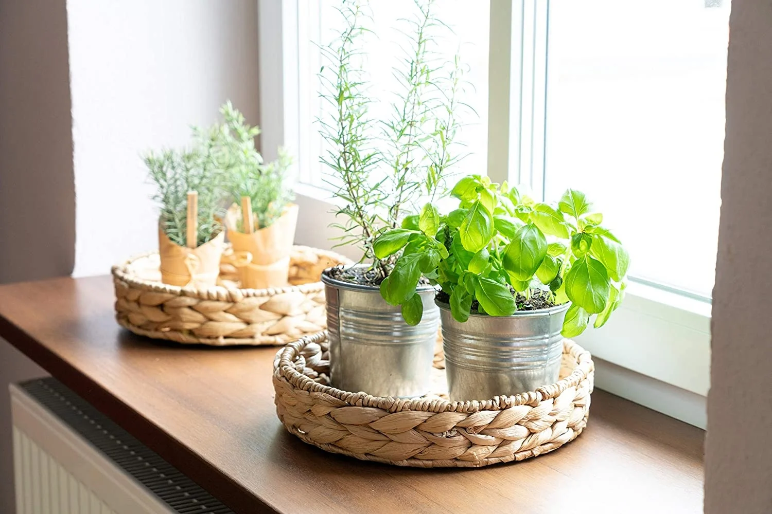 2023  Collection Eco-friendly Hyacinth Serving Trays Food Trays Made In Vietnam