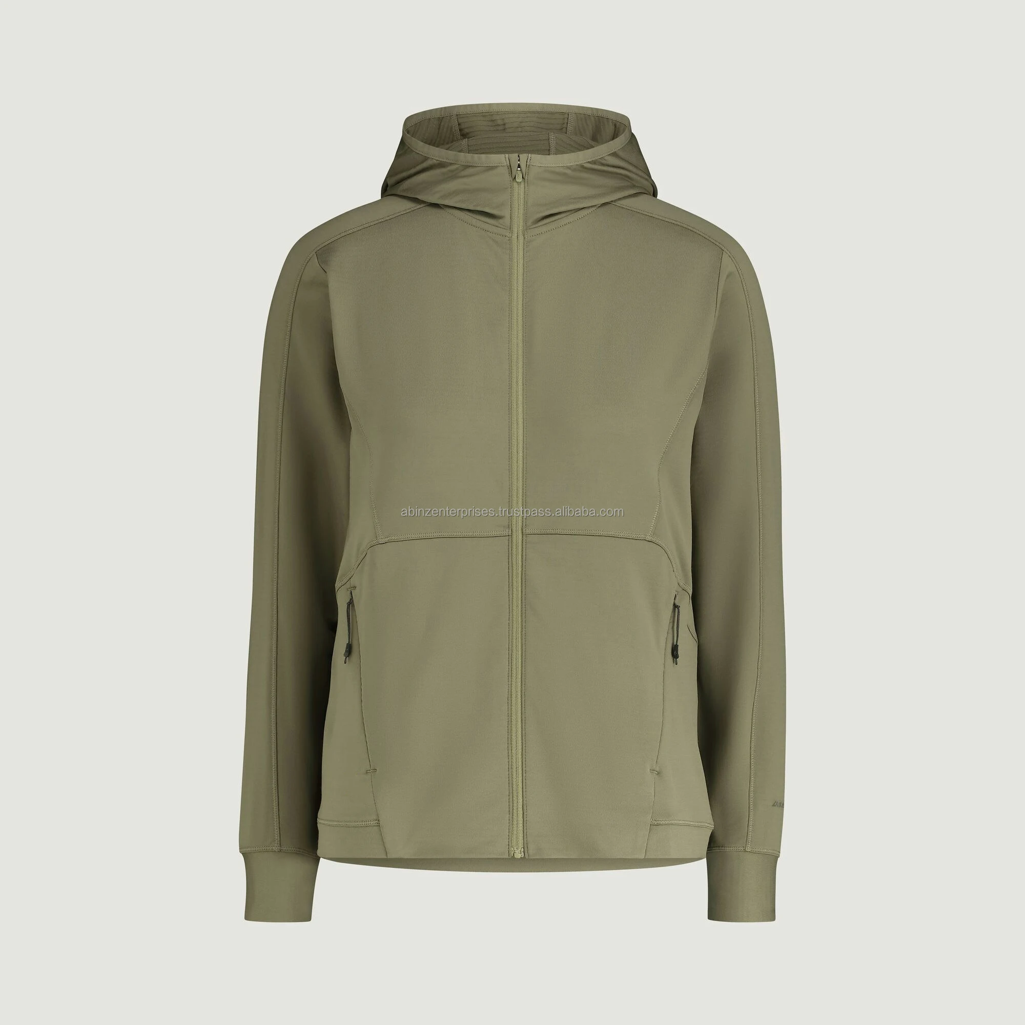 Wholesale Cheap Price Women New Zipper Polyester Fleece Jacket Hoodie With Zipper Pocket