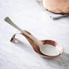 high selling copper spoon holder for kitchenware use customized design best 2 piece copper spoon holder for sale