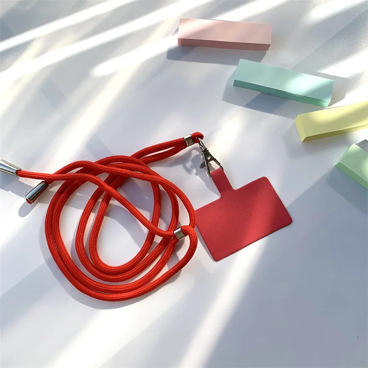 Mobile Phone Lanyard Strap Hanging Chain Ring Cord With Patch Wrist Strap Cell Phone Holder Detachable Rope Keychain For Iphone