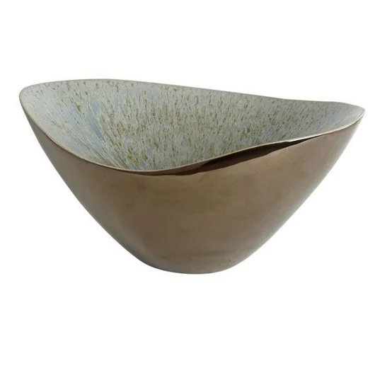 Trending Decorative Dinnerware Glossy Powder Coated Candy Bowls Metal Serving Bowl Serving Delicious Food Dessert Serving Bowl
