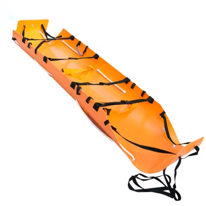 Multifunctional Roller Rescue Stretcher Portable Folding Stretcher Roll Stretcher Outdoor Lifesaving Rescue and Firefighting