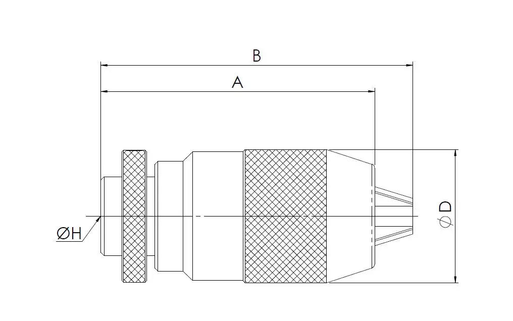 CHUMPOWER 13M drill chuck with key
