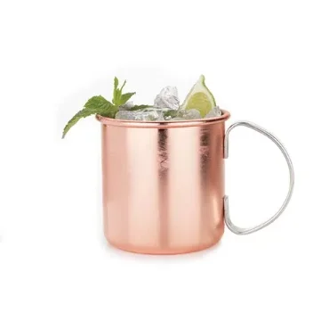 High Grade Premium Style Copper Lemon Juice Mug With LID Energetic Drinkware Multifunctional Pure Copper Mug With Logo