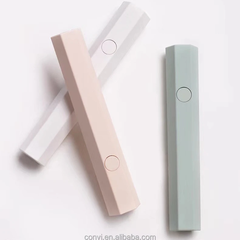 2023 Mini Battery Nail Lamp Usb Portable Flashlight Pen Type LED Light Therapy Machine Ultraviolet Nail Dryer Baking Lamp