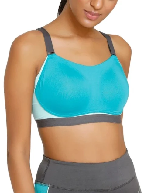 Top quality Women Soft Compression Full Supportive Yoga Sports Bra with Removable Cups