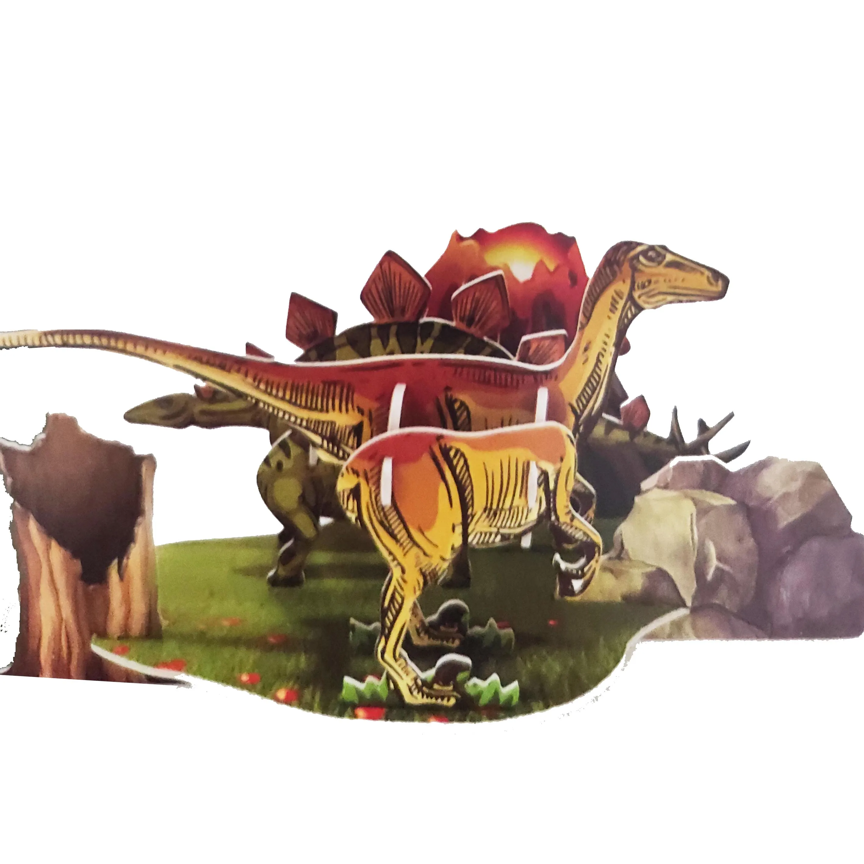 DIY Cartoon Animal 3D EVA Foam Sticker Puzzle Series Educational  jigasaw Toys for Children