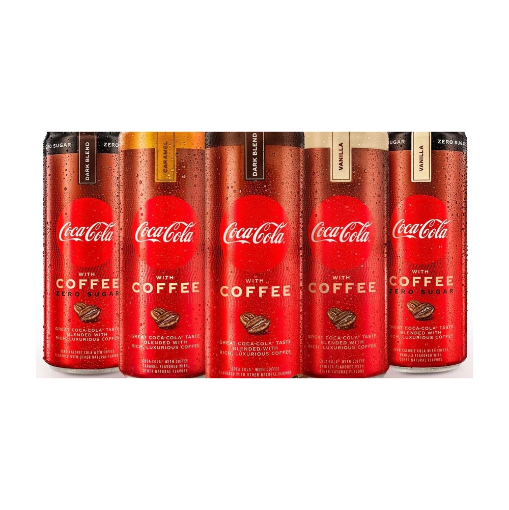 Coca Cola Original, Coca Cola Cherry & Coca Cola Vanilla a 24 x 0,33l coca cola cherry Cans -Box (72 Cans)