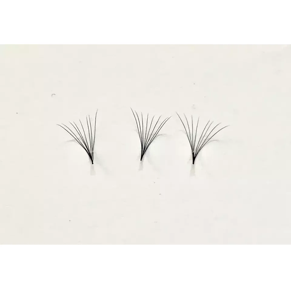 OEM Wholesale Supplier 8D Premade Fan Eyelash Extensions CC / DD Curl Black Color Handmade Origin From Vietnam