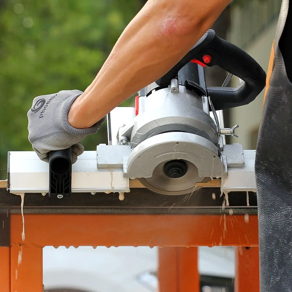 Raizi 1200w Bevelo Electric Tile Bevel Cutter with Saw Blade for Ceramic Tile 45 Degree Chamfering for LFT