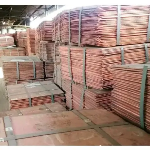 Wholesale Suppliers of Cu 99.99% Electrolytic Copper Cathodes / 99.99% Cathode Copper