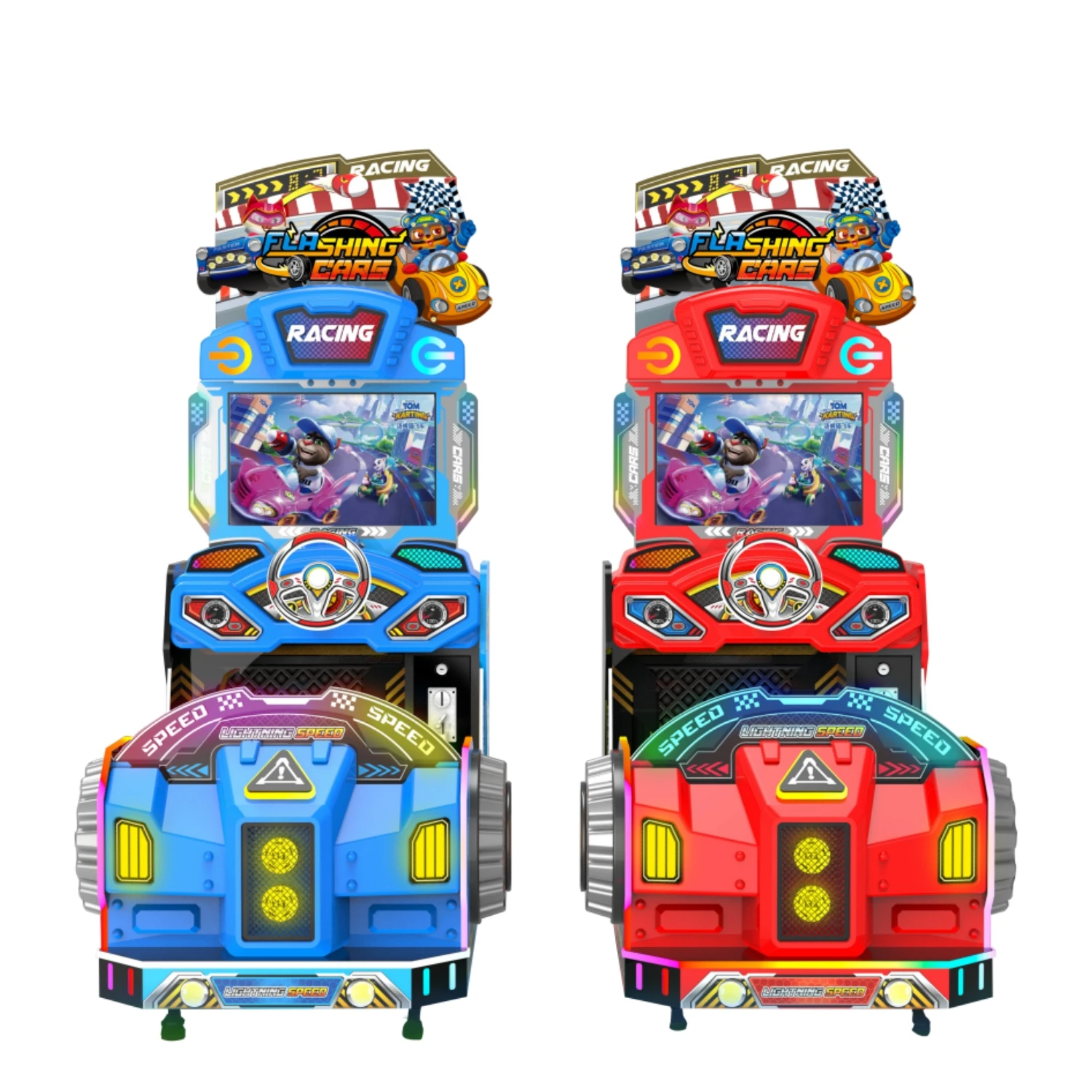 Hot Selling Kids Coin Operated Arcade Car Racing Game Machine Driving Car Simulator Game Machine