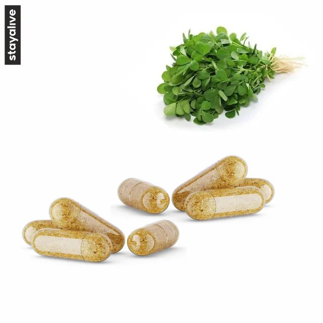 Nutritional Supplement Fenugreek  Extract Capsules | Seed Extract Capsules | Herbal Extract (60,90,120 Capsules)