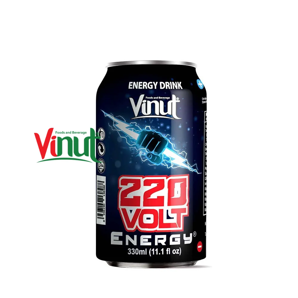 330ml Canned Vinut 220 Volt Energy OEM Production Original Taste Powerful Super Energy Private Label