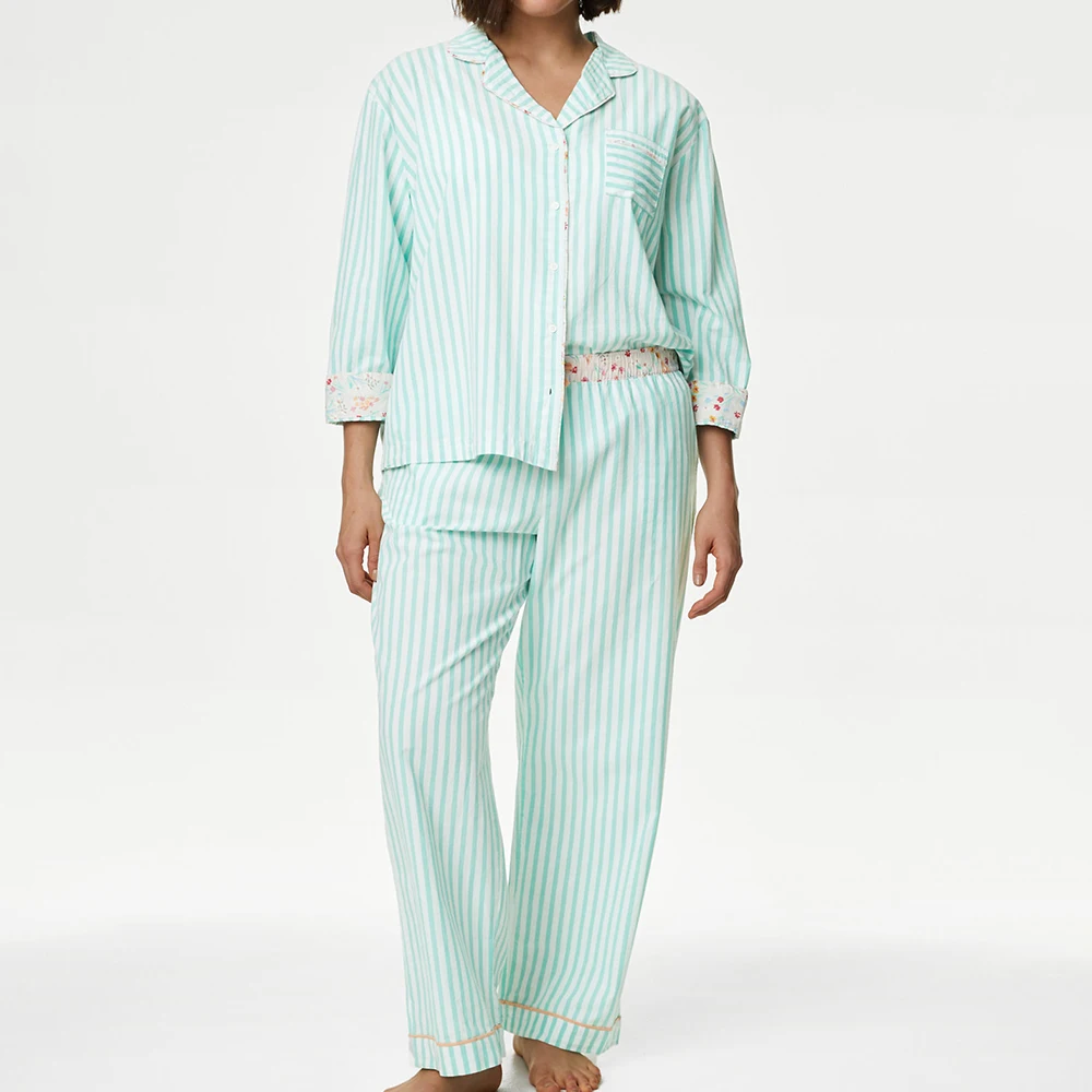 2024 Hot Selling Pajamas Women Lovely Ladies Casual Home Clothes Summer Pajamas Ladies Sleepwear Satin Night Wear Cheap Price