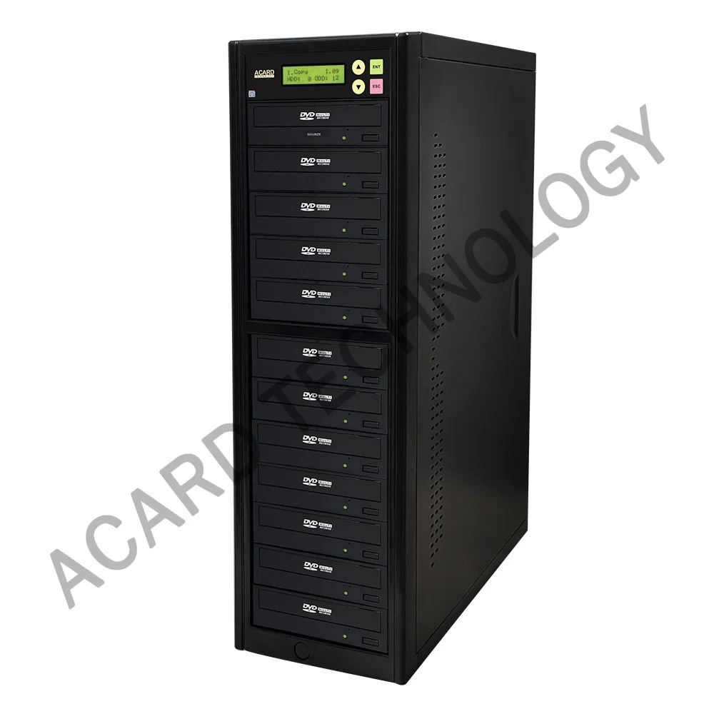 ACARD 1 to 11 24X Standalone Digital Duplicator Tower CD/DVD Burner with ACARD Digital Technology Controller