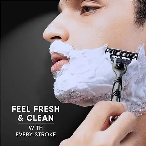 2024 Latest Charcoal Shaving Razor for Men Disposable Razor from Indian supplier with cheap price