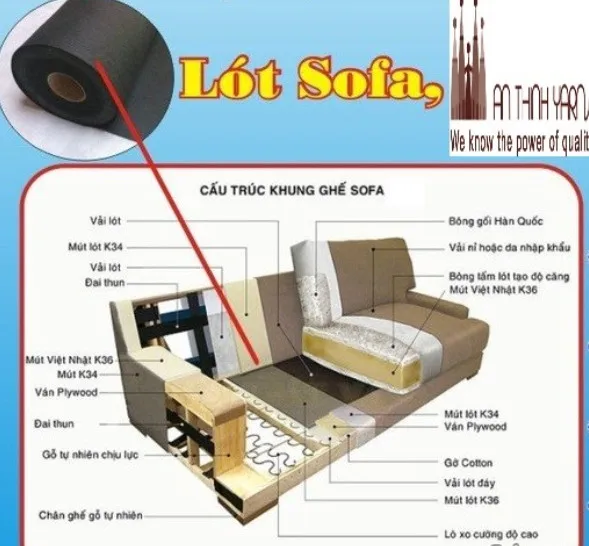 Best-Selling Waterproof Polyester Soundproof Felt Needle Punched Nonwoven Fabric from Vietnam Direct Factory Supply Accessories