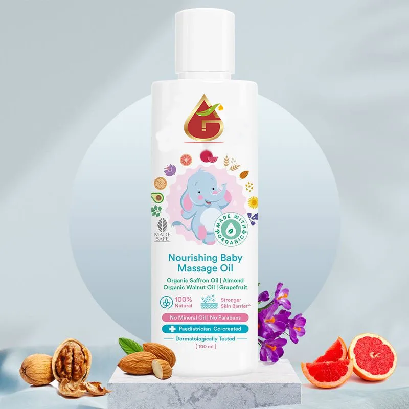 Mild formula baby massage skin care nourishing body oil 100% Natural for ultra skin protection oil Private Label