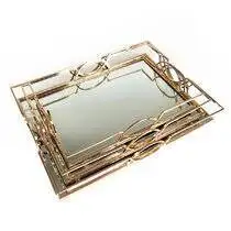 New Style Glass Round Serving Tray