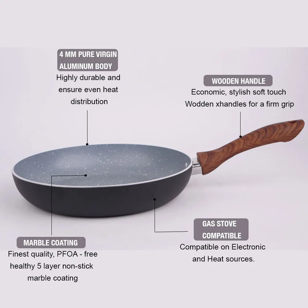 Chef Nonstick Cookware Non Stick Frying Pan Kitchenware Cooking Pots And Pans Wholesale Rates Frying Pan Stock Pot Soup Pots