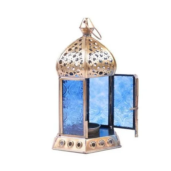 Home Balcony and Garden Decor Candle Lamp Home Decoration Standard Lantern Handmade Design Metal Hanging Candle Lantern