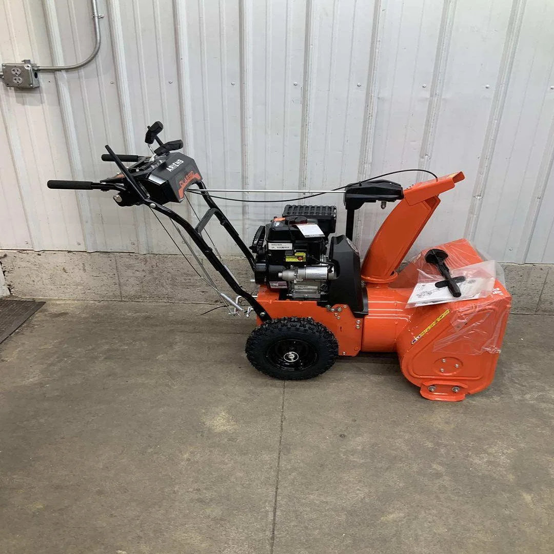 Хорошая цена Снегоуборщик 270CC 9HP 4 цикла ручной двухступенчатый мотовентилятор Австрия
