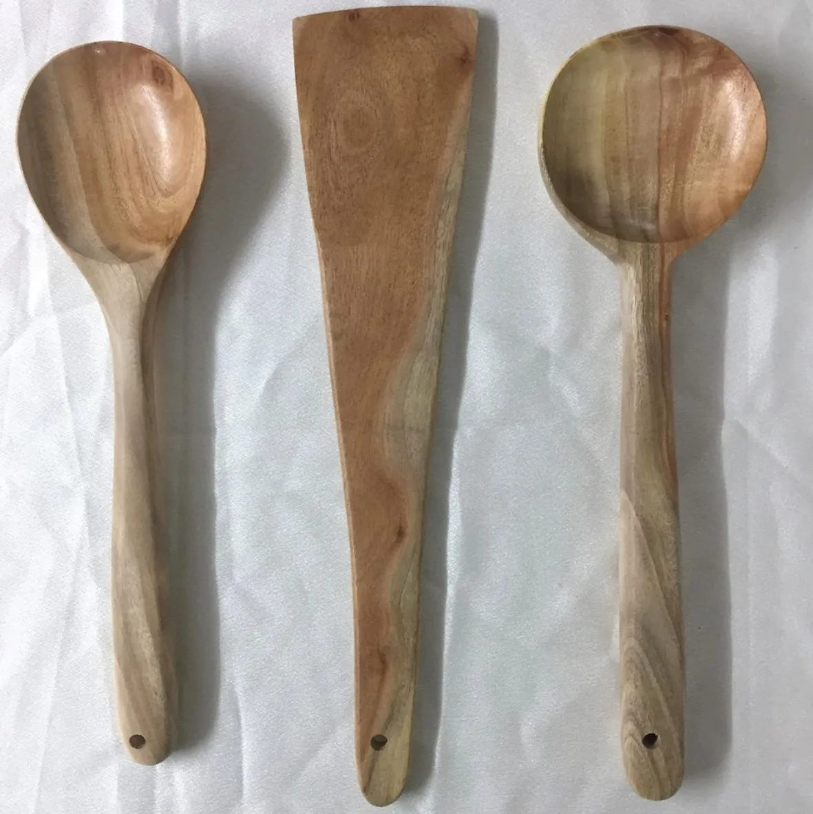 beautiful Eco Friendly AMERICAN style wooden flatware set wooden spoon and fork set HANDMADE WOODEN SPOON SET