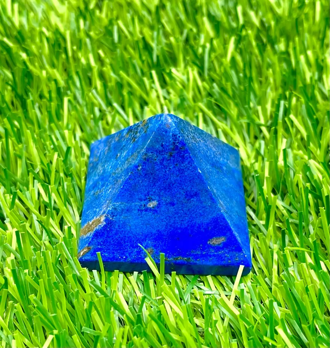 High Quality Customized Crystal Jewelry-Natural Lapis Lazuli Square Pyramid Beaded Necklace and Bracelets for Men and Women