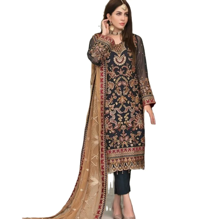 Indian and Pakistani Women Salwar Kameez Shalwar Suit