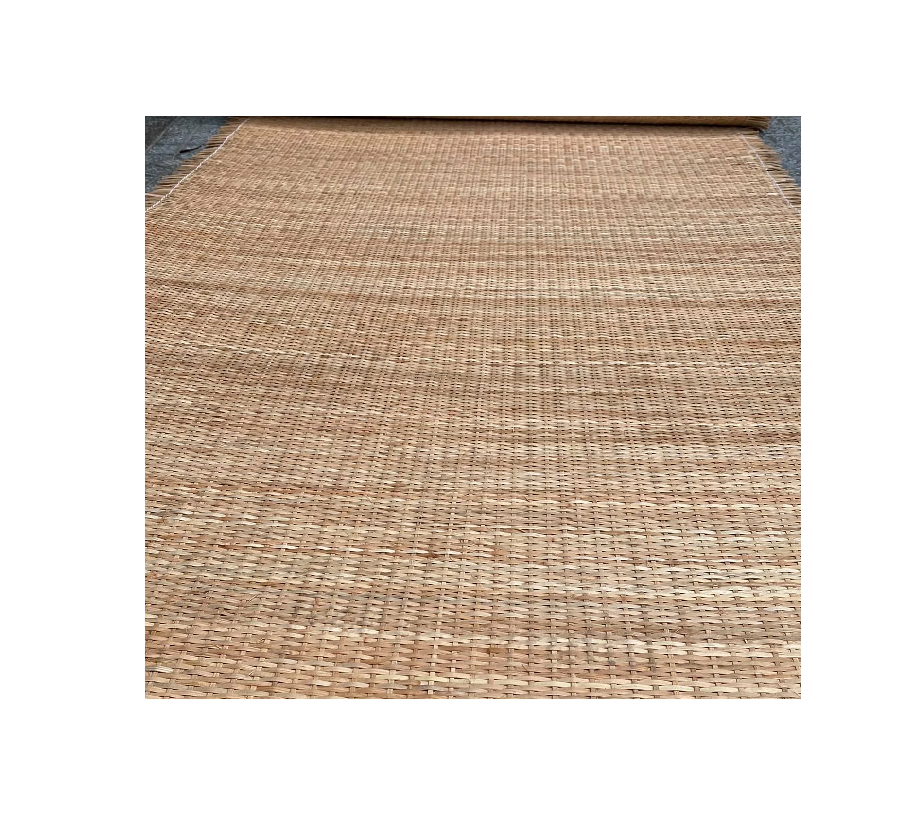 TW6 Hexagon Weave Rattan Cane Webbing 16Inch 24Inch 32Inch 36 Inch Width Rattan Roll For Furniture