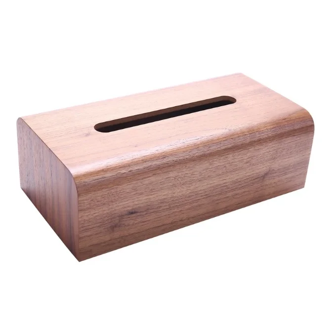 Unique Style Household Dinnerware Table Decor wood Tissue Holder High Selling Top Trending Natural Wooden Tissue Box