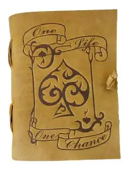 Vintage Embossed A6 Notebook Hardcover Business Journal & Sketchbook Calligraphy Deckle Edge Cotton Paper for School & Gifting
