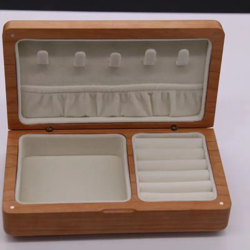 Keepsake Engraved Photo Personalized Memory Wedding Card Wooden Wood Gift box Wholesale Custom Luxury Folding Magnetic Gift Box