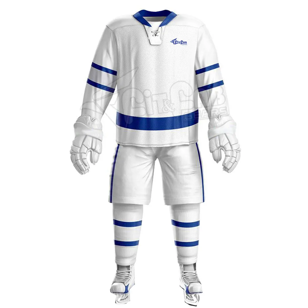 Fashion Customized Logo Team Sports Sublimation Ice Hockey Uniform Wholesale Price Ice Hockey Uniform