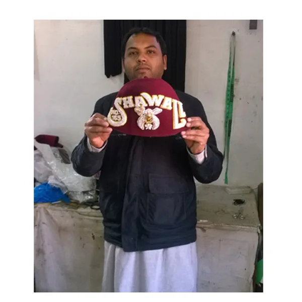 SHRINER FEZ HAT YAARAB SHRINER HAT FREE MASON FEZ HAT  Group of vintage Shriner The Avalon