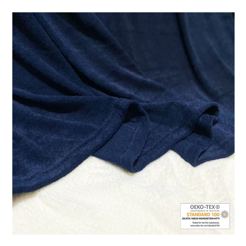 High Quality Terry Fabric Single and Two Face For Garment Slippers Lining Blanket Bathrobe Towel Thailand Textile