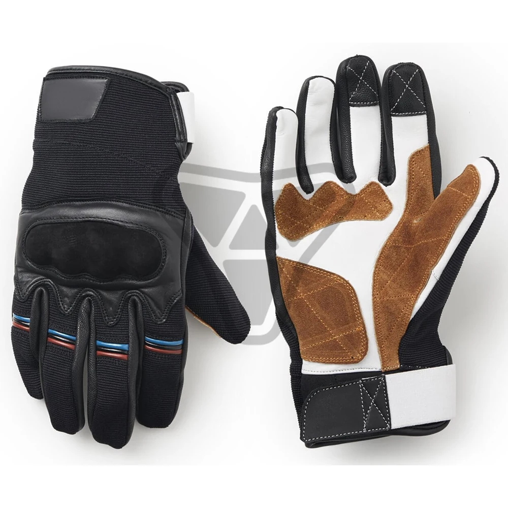 Motorcycle Short Race Hard Knuckle Gloves Moto Racing Gloves smart touch motorbike gloves with leather reinforced palm