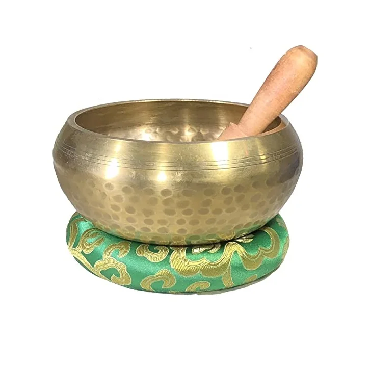 Wholesale Handmade Himalayan Bowls Tibetan 7 Chakra Singing Bowls Set For Yoga Meditation Brass Metal Handicrafts Gifts