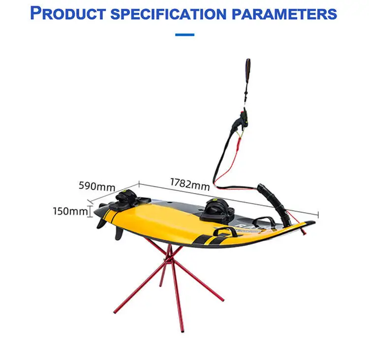 Carbon fiber surfboard 2stroke water-cooled engine surfing petrol gas motorized surfboard